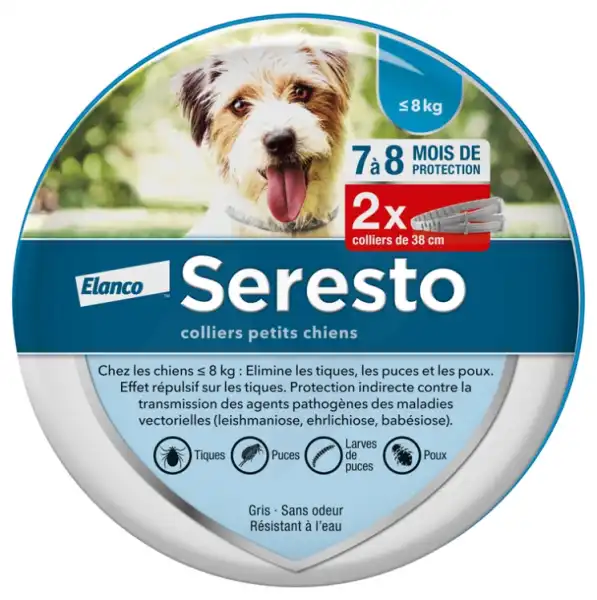 Seresto Collier Petits Chiens, Collier Médicamenteux