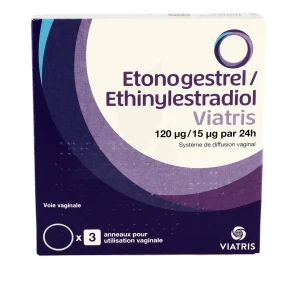 Etonogestrel/ethinylestradiol Viatris 120 Microgrammes/15 Microgrammes/24 Heures, Système De Diffusion Vaginal