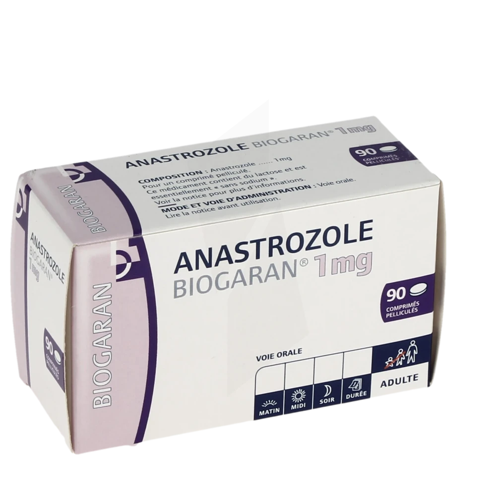 Anastrozole Biogaran 1 Mg, Comprimé Pelliculé