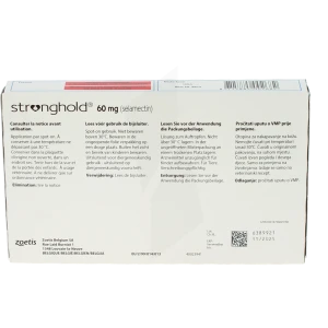 Stronghold 60 Mg Solution Externe Spot-on Chat 3pipettes/0,50ml