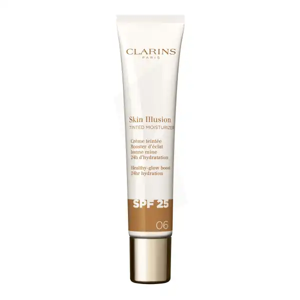 Clarins Skin Illusion Tinted Moisturizer Spf25 Crème Teintée Booster D'éclat 06 40ml