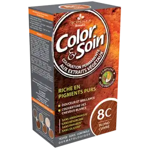 Acheter COLOR&SOIN Kit coloration permanente 8C blond cuivré à NOYON