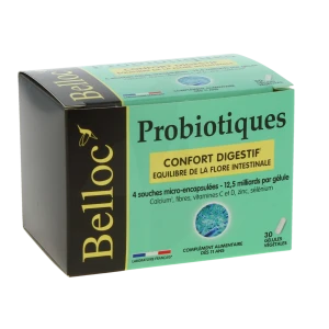 Belloc Probiotiques Gélules Boîte De 30