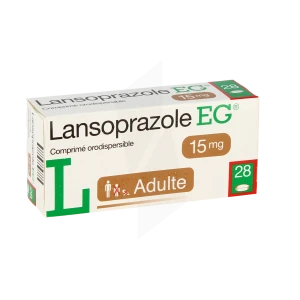 Lansoprazole Eg 15 Mg, Comprimé Orodispersible