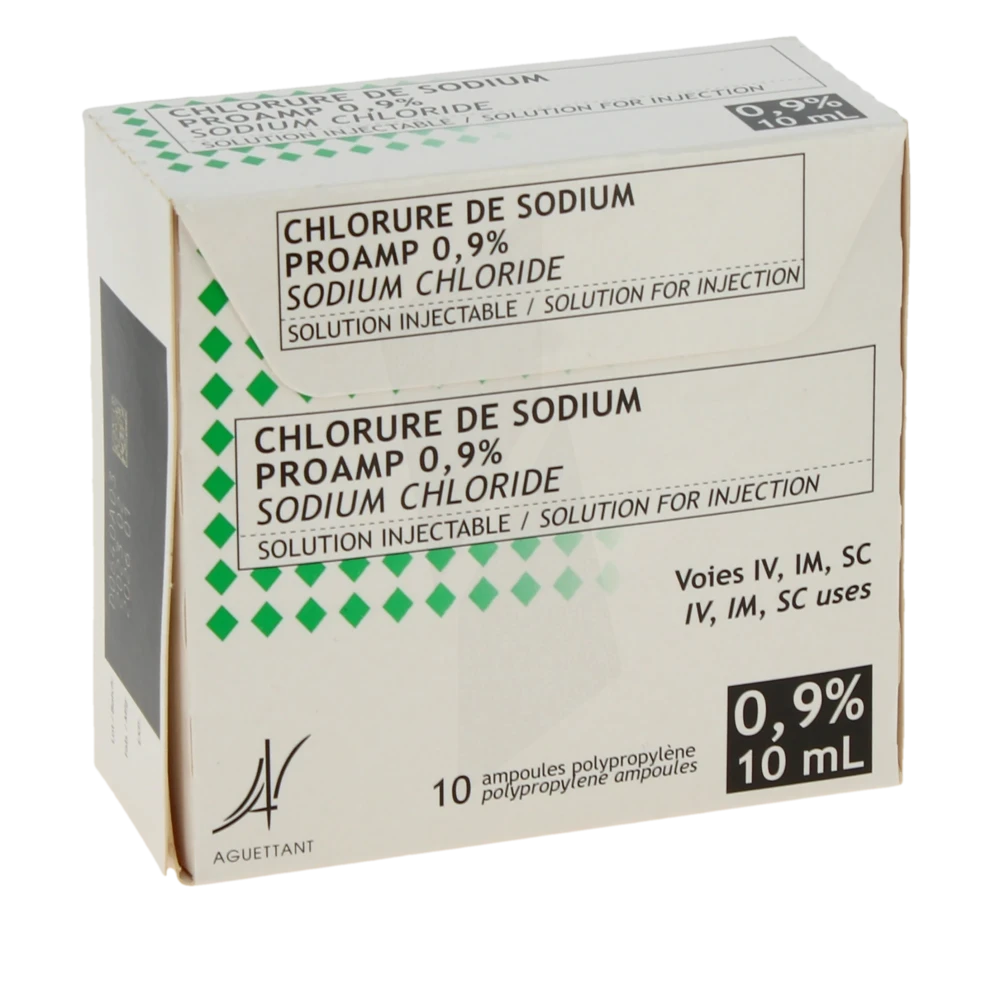 Chlorure De Sodium Proamp 0,9 %, Solution Injectable
