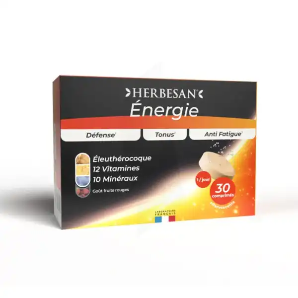 Herbesan Energie Multivitamines Comprimés Effervescents B/30