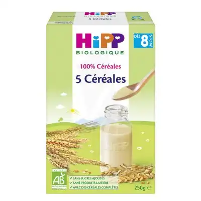 HIPP 5 céréales dès 8 mois 250g