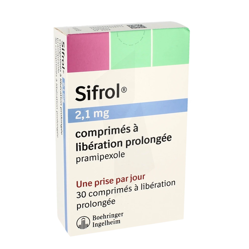 Sifrol 1,05 Mg, Comprimé à Libération Prolongée