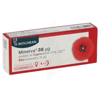 Minerva 35 Microgrammes, Comprimé Enrobé à MONTEUX
