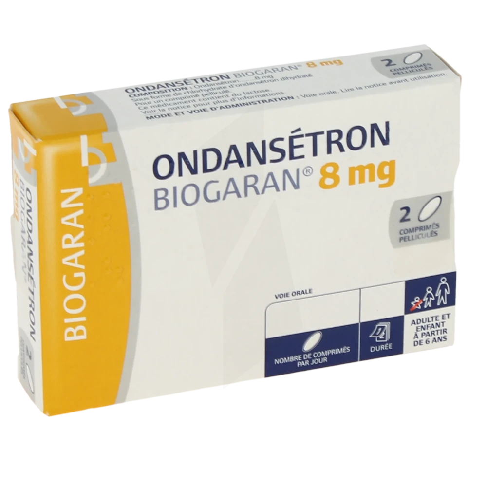 Ondansetron Biogaran 8 Mg, Comprimé Pelliculé