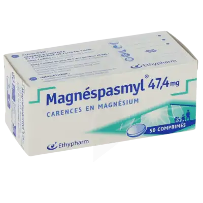 Magnespasmyl 47,4 Mg, Comprimé Pelliculé à Mimizan