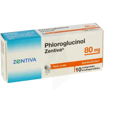 PHLOROGLUCINOL ZENTIVA 80 mg, comprimé orodispersible