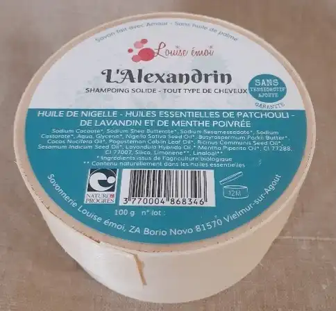 Louise émoi Shampoing Solide L'alexandrin Boite 100g