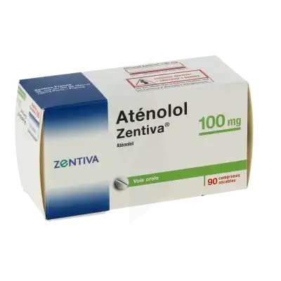 Atenolol Zentiva 100 Mg, Comprimé Sécable à La Ricamarie