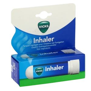 Vicks Inhaler, Tampon Imprégné Pour Inhalation Par Fumigation