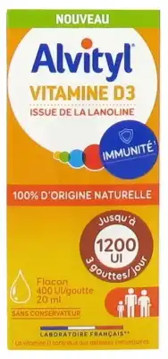 Alvityl Vitamine D3 Solution Buvable Fl Compte-gouttes/20ml à Poitiers
