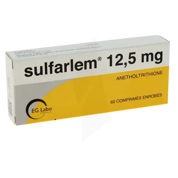 Sulfarlem 12,5 Mg, Comprimé Enrobé