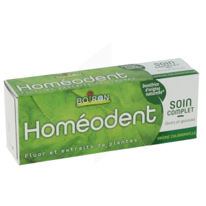 Boiron Homeodent Soin Complet Pâte Dentifrice Chlorophylle T/75ml