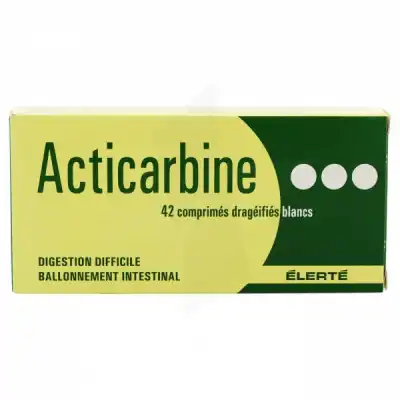 Acticarbine Comprimé Enrobé B/42 à VITROLLES