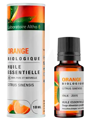 Laboratoire Altho Huile Essentielle Orange Bio 10ml