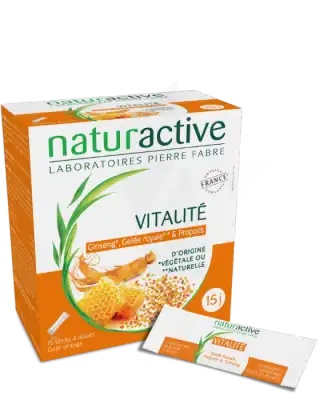 Naturactive Phytothérapie Fluides Solution Buvable Vitalité 15 Sticks/10ml à Nice