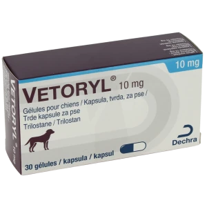 Vetoryl 10 Mg Gelules Pour Chiens, Gélule