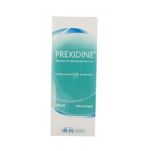 Prexidine 0,12 Pour Cent, Solution Pour Bain De Bouche