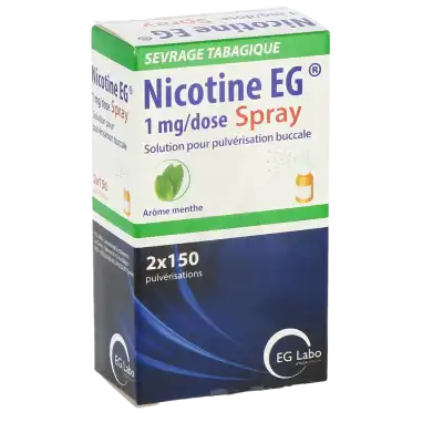Nicotine Eg 1 Mg/dose, Solution Pour Pulvérisation Buccale à EPERNAY