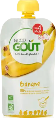 Good Goût Alimentation Infantile Banane Gourde/120g à Bassens