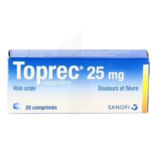 Toprec 25 Mg Comprimés Plq/20