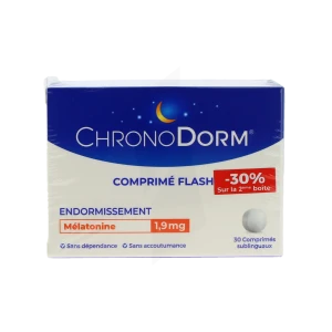 Chronodorm MÉlatonine 1,9 Mg Comprimés Subl 2 Boîtes De 30