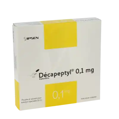 Decapeptyl 0,1 Mg, Poudre Et Solvant Pour Solution Injectable (s.c.) à COLLONGES-SOUS-SALEVE