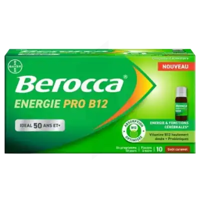 Acheter BEROCCA ENERGIE PRO B12 Solution buvable 10 flacons de 10 ml à Bressuire