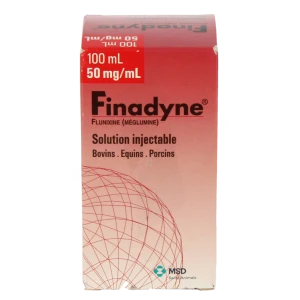 Finadyne Solution Injectable Pour Equins, Bovins Et Porcins, Solution Injectable