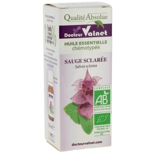 Docteur Valnet Huile Essentielle Bio, Sauge Sclaree 10ml