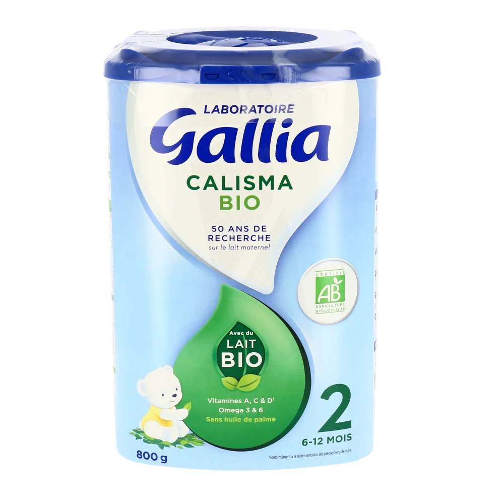 Pharmacie Valence 2 - Parapharmacie Gallia Calisma Bio 2 Lait En Poudre  B/800g - VALENCE
