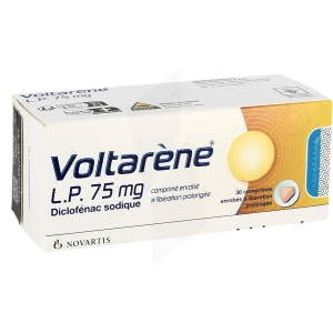 Voltarene Lp 75 Mg, Comprimé Enrobé à Libération Prolongée