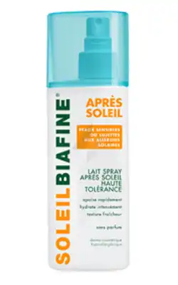 Soleilbiafine Lait Après-soleil Peau Sujette Aux Allergies Solaires Spray/200ml à Paris