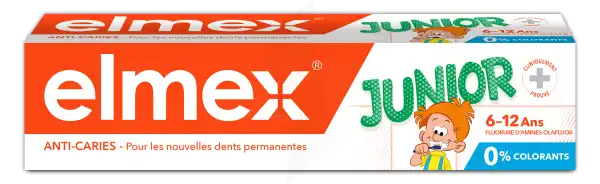 Elmex Junior Dentifrice 6-12 Ans T/50ml Boule & Bill