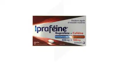 Iprafeine 400 Mg/100 Mg Cpr Pell Plq/12 à SAINT-MEDARD-EN-JALLES