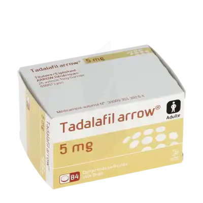 Tadalafil Arrow 5 Mg, Comprimé Pelliculé à COLLONGES-SOUS-SALEVE