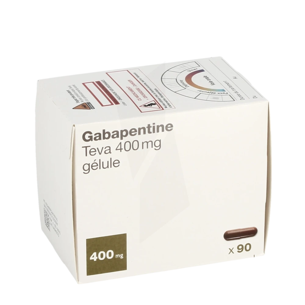 Gabapentine Teva 400 Mg, Gélule