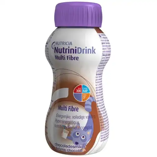 Nutrinidrink Multi Fibre Nutriment Chocolat Bouteille/200ml