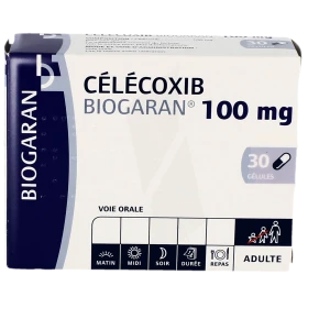Celecoxib Biogaran 100 Mg, Gélule