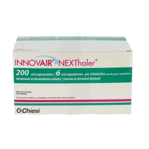 Innovair Nexthaler 200 Microgrammes/6 Microgrammes Par Inhalation, Poudre Pour Inhalation