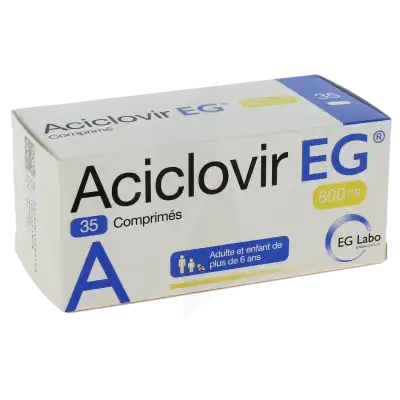 ACICLOVIR EG 800 mg, comprimé