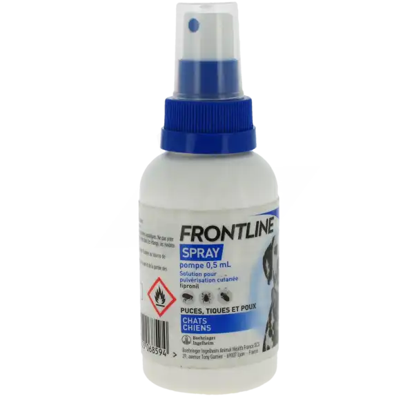 Frontline Spray Pompe 0,5 Ml, Solution Pour Pulvérisation Cutanée