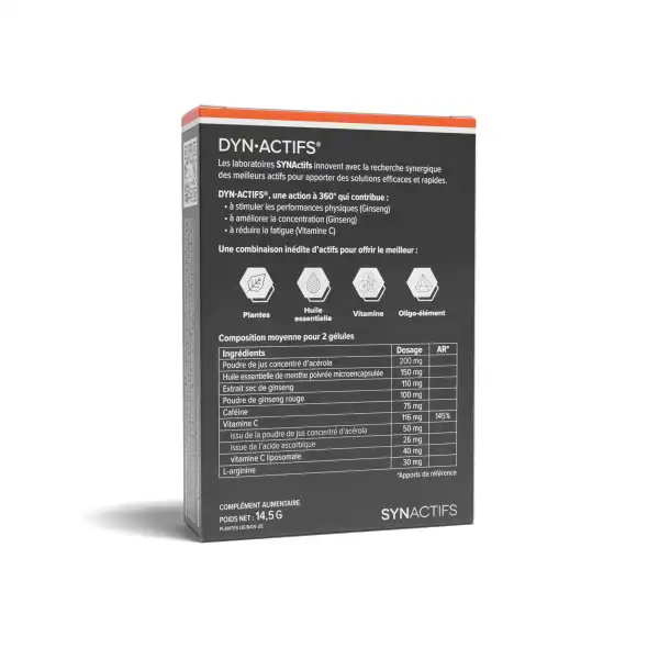 Aragan Synactifs Dynactifs Gélules B/30