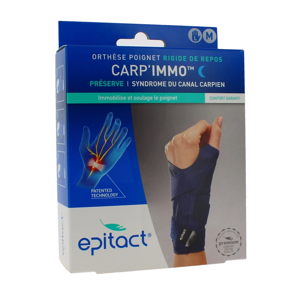 Carp'immo OrthÈse Poignet Rigide De Repos Gauche M