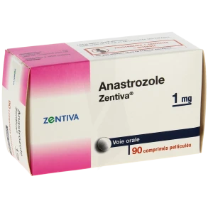Anastrozole Zentiva 1 Mg, Comprimé Pelliculé